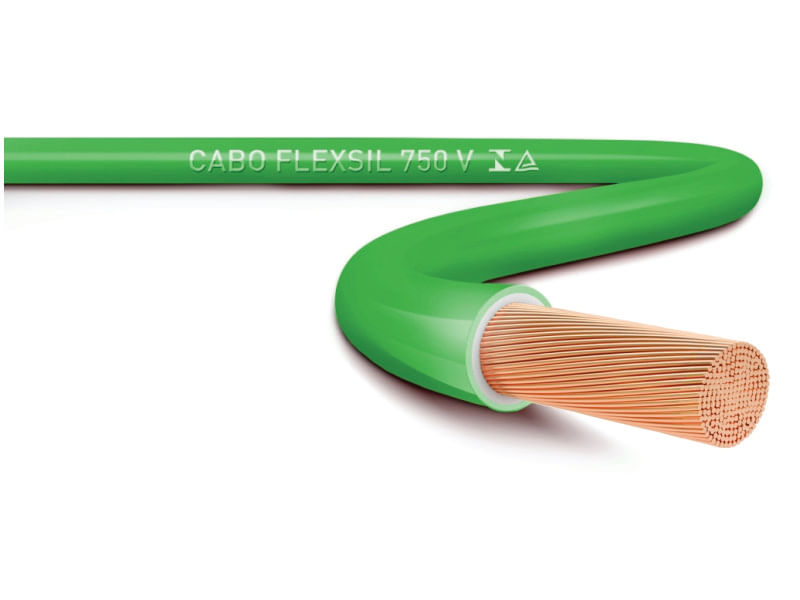 Encontraproduto.com.br - Cabo Flexível 750v com 50 Metros 2,5mm Verde - Sil