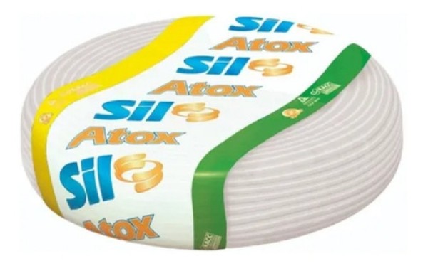 Encontraproduto.com.br - Cabo Flexível Atox 1,5mm² 750V Branco Sil 100 Metros