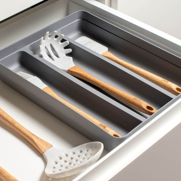 Encontraproduto.com.br - Porta Utensílios Ou Logic OL700 Branco