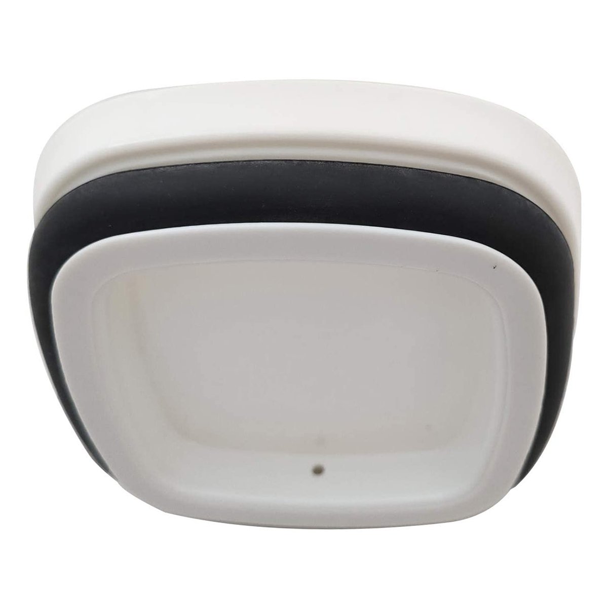 Encontraproduto.com.br - Pote Porta Mantimento Organizador Quadrado com Tampa Hermética Natural com Branco Block  1,5 Litros