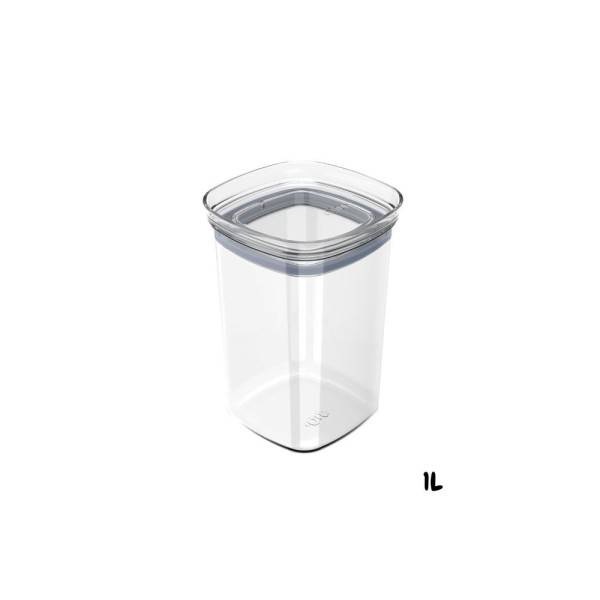 Encontraproduto.com.br - Kit Potes Herméticos 0,45L 1L e 1,5L Com Tampa Para Alimentos
