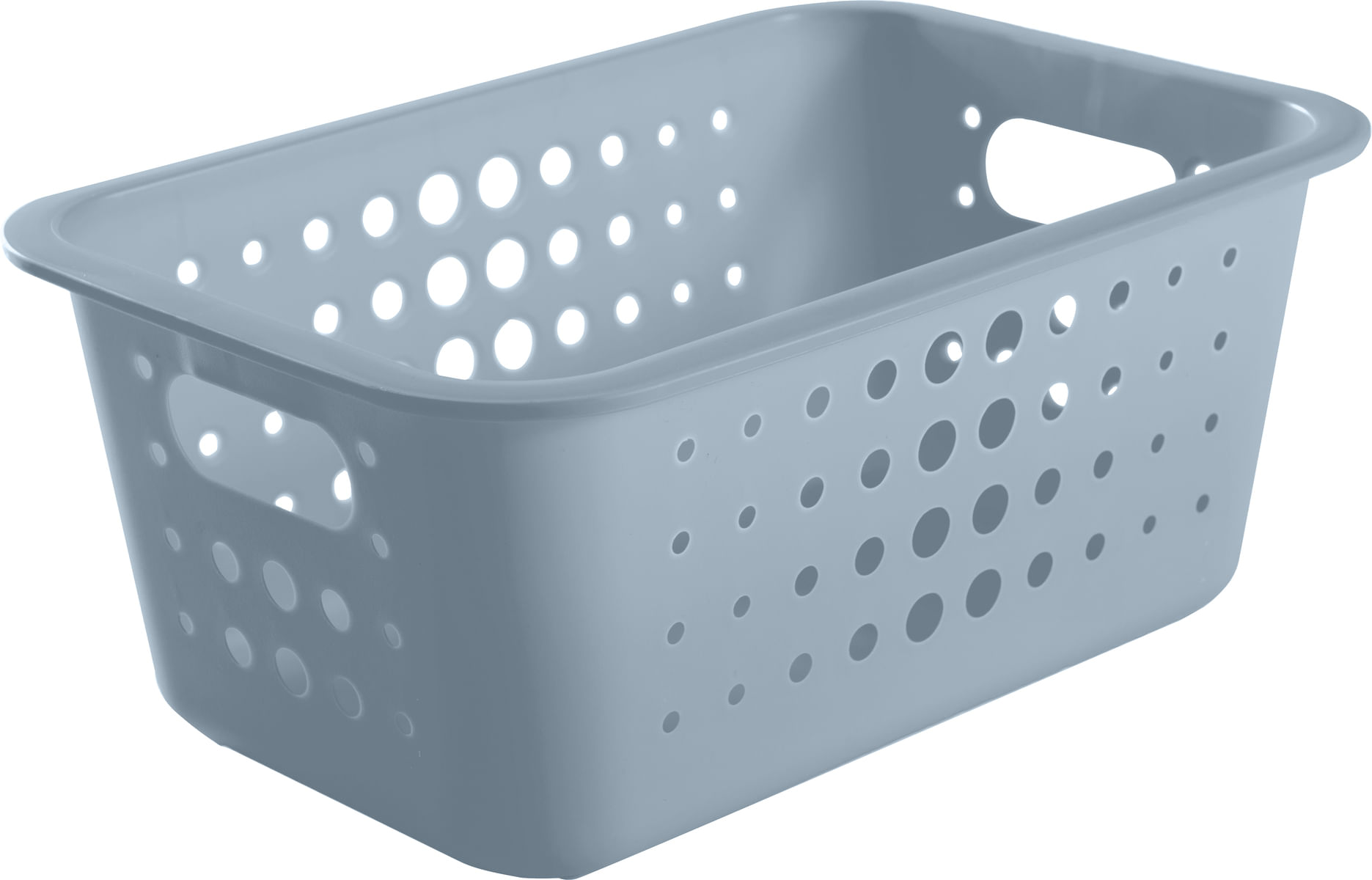 Cesta Organizadora Azul Glacial Fechado M 5 Litros - OU