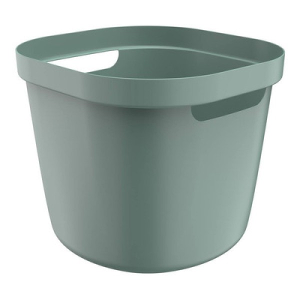 Encontraproduto.com.br - Cesto cube flex 28 litros, verde eucalipto - Ou