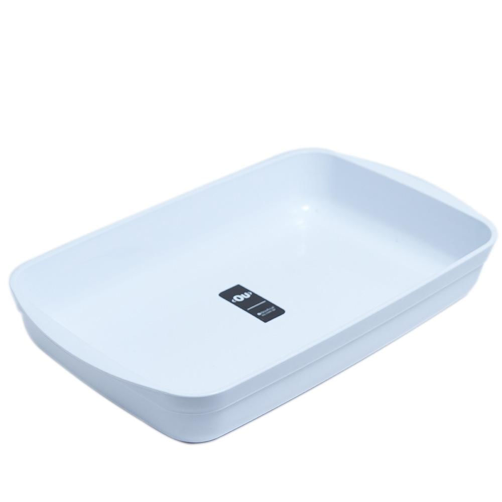 Travessa Retangular 33.5x20cm Alta 2L Luna Ou Branca