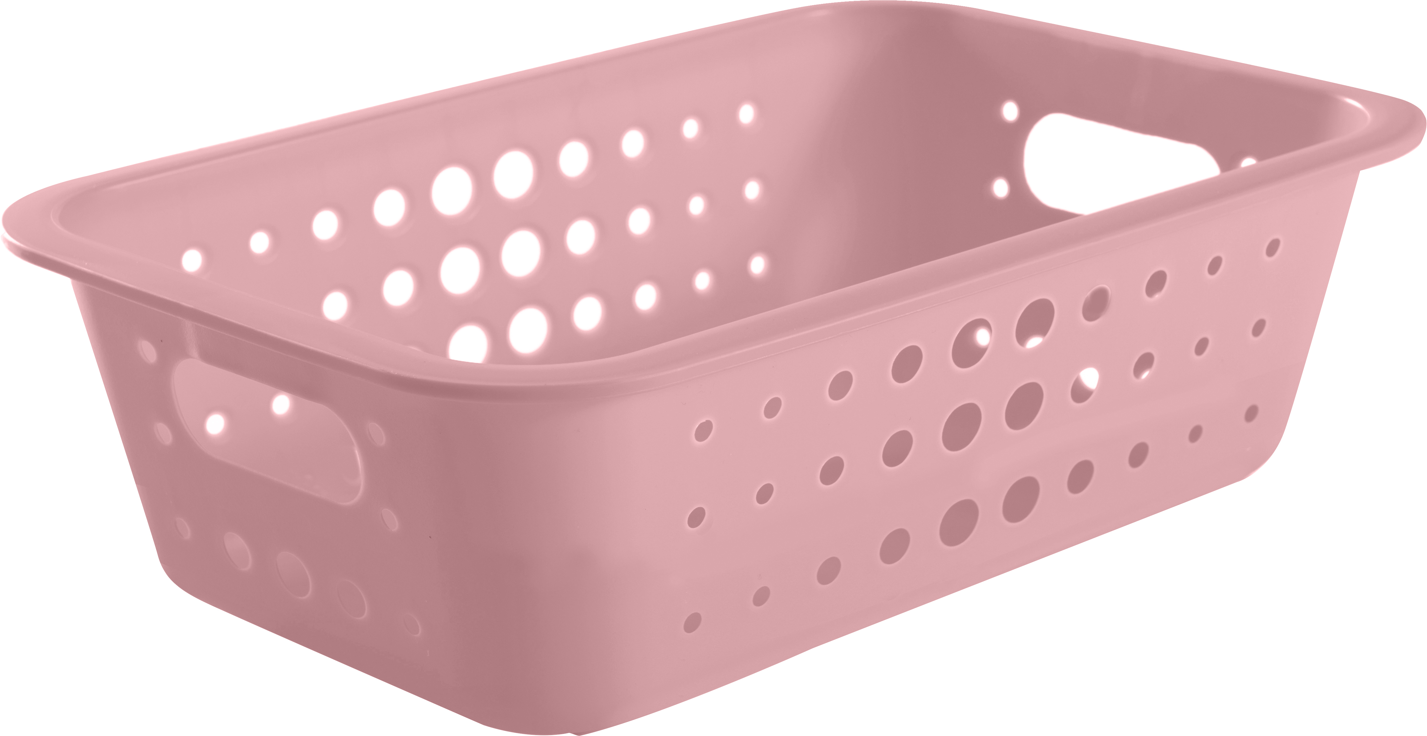 Cesta OU Organizador 29x19,5x8,5cm M Baixa CO420 3,3 Litros Rosa