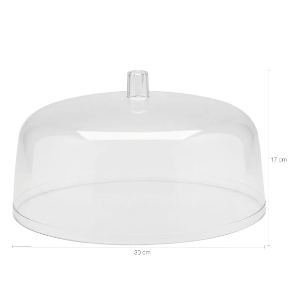 Encontraproduto.com.br - CUPULA FESTA 30 CM NATURAL CF 300 NT MARTIPLAST