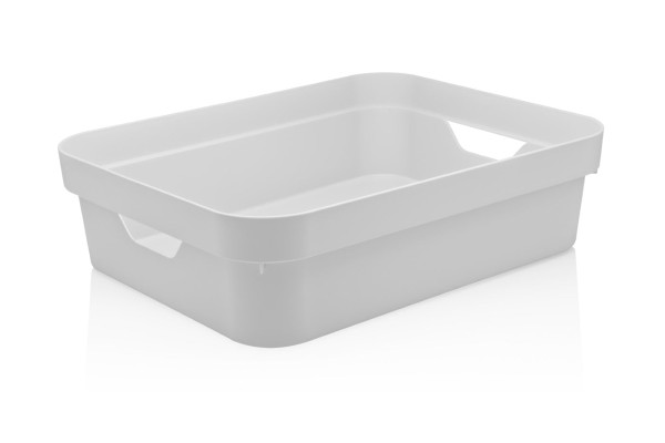 Encontraproduto.com.br - Caixa Organizadora 4,8 Litros Ou Cube CC100 Branca