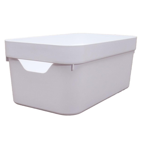 Caixa Organizadora 4,8 Litros Ou Cube CC100 Branca