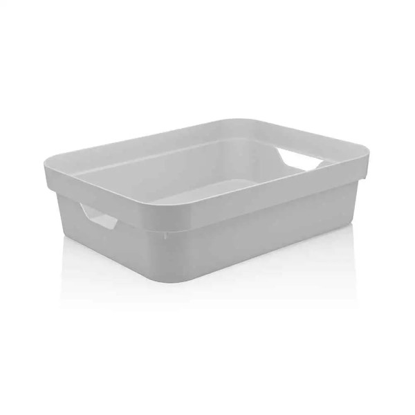Encontraproduto.com.br - Caixa Organizadora 4,8 Litros Ou Cube CC100 Branca