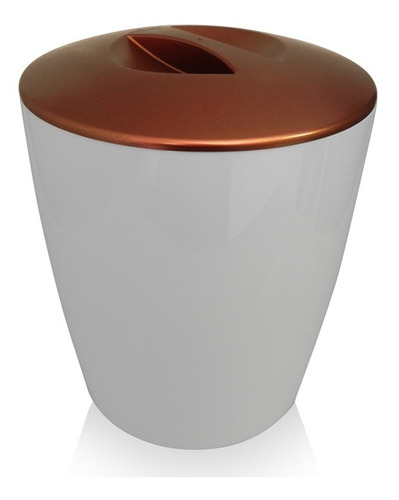 Lixeira Vitra Vintage 5L Branco Cobre