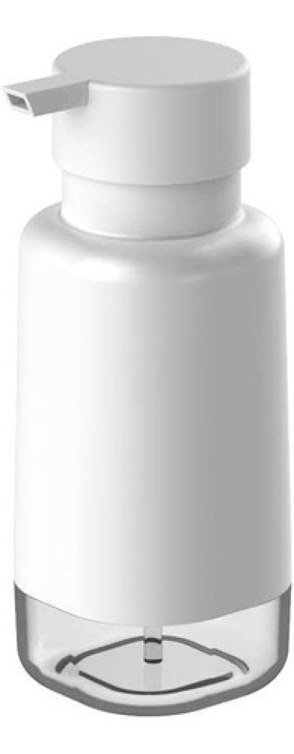 Dispenser Porta Detergente Premium Trium 500ml Preto Fechado