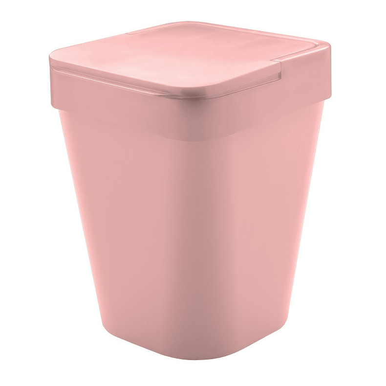 Lixeira Izzi 5 Litros Rosa Quartz