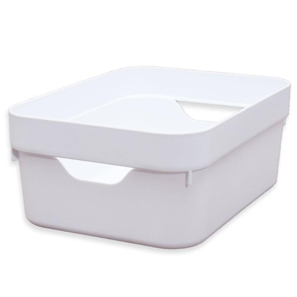 Caixa Organizadora 2 Litros Mini Cube CC050 OU Branco