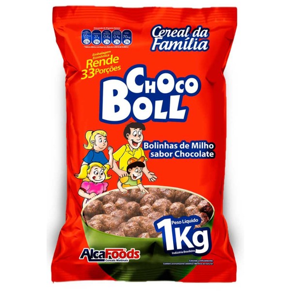 Encontraproduto.com.br - Cereal Matinal Chocolate ChocoBoll 1Kg