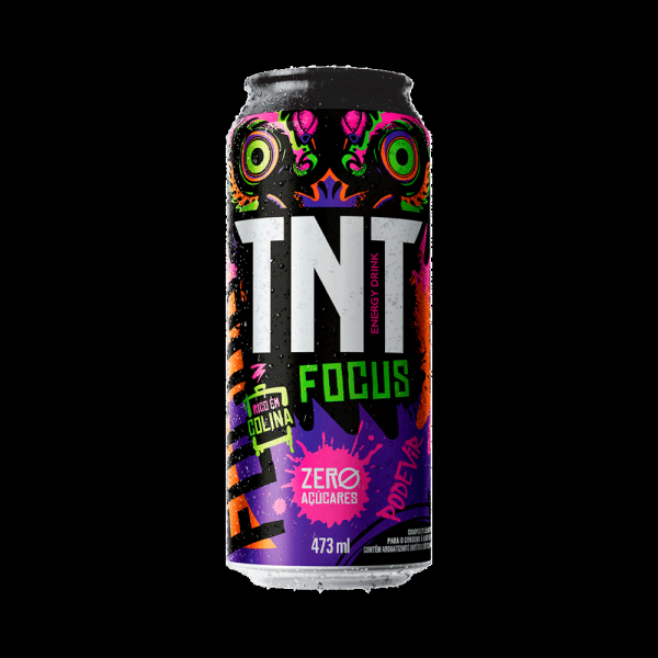 Encontraproduto.com.br - Energético Zero Açúcar Tnt Focus Lata 473ml