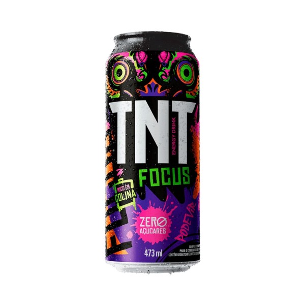 Energético Zero Açúcar Tnt Focus Lata 473ml