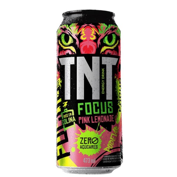 Encontraproduto.com.br - Energético Zero Açúcar Tnt Focus Lata 473ml