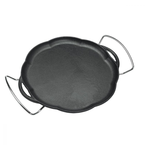 Encontraproduto.com.br - Chapa Petisco Redonda Com Suporte 20 Cm