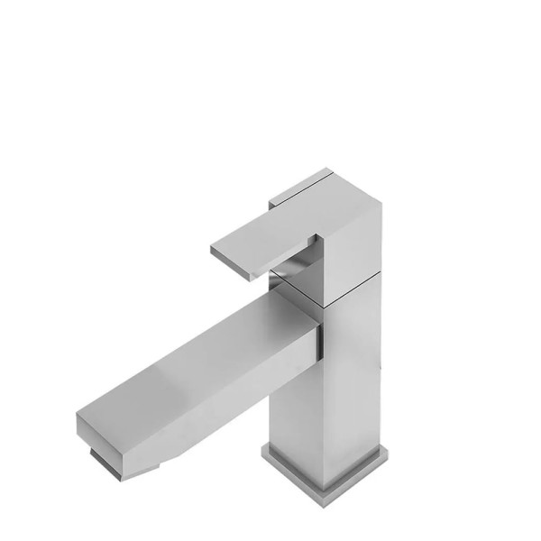 Torneira de Mesa Lavatório Quadrada Bica Baixa Cromado