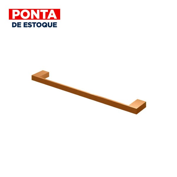 Encontraproduto.com.br - PONTA DE ESTOQUE | Porta Toalha Reto Médio 48,5cm Horus Cobre Fani