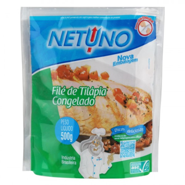 Encontraproduto.com.br - Filé de Tilápia Congelado Netuno 800 g