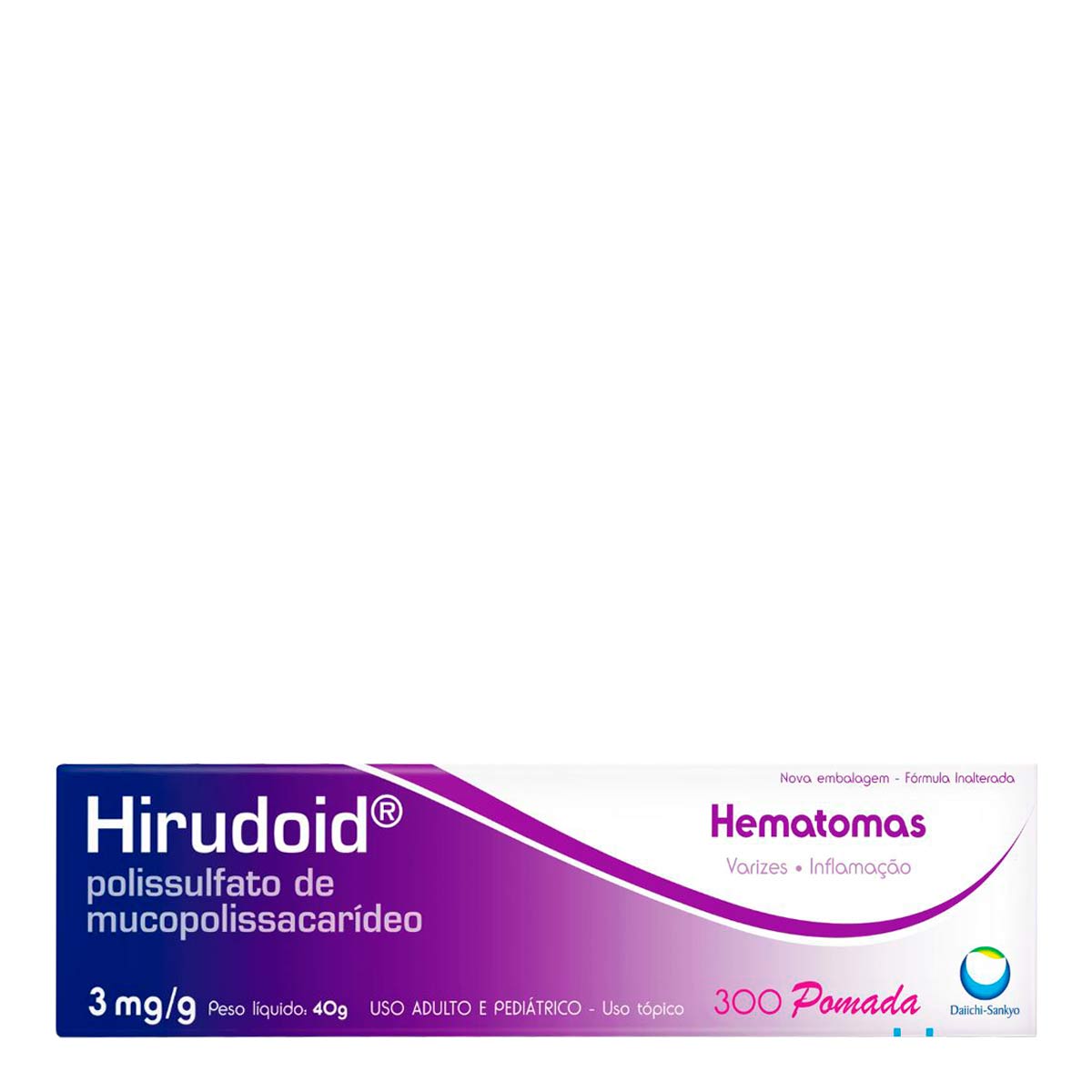 Encontraproduto.com.br - Hirudoid 3MG/G Pomada dermatológica - Bisnaga com 40 g