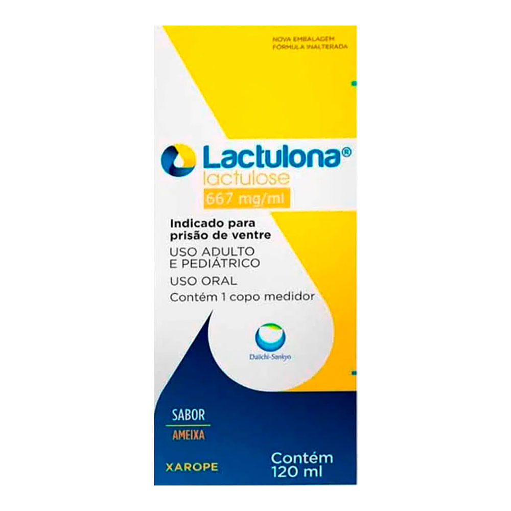 Encontraproduto.com.br - Lactulona 667mg/mL Xarope Sabor Ameixa - Frasco com 120 mL