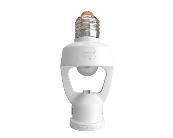 Encontraproduto.com.br - Sensor de Presença Fotocélula Para Iluminação Smart X-Control E27 Bivolt