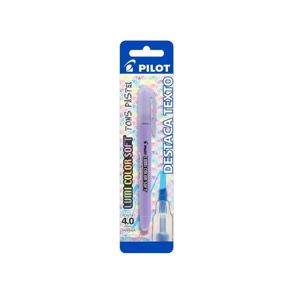 Encontraproduto.com.br - Marca Texto Lumicolor Soft Violeta - Pilot