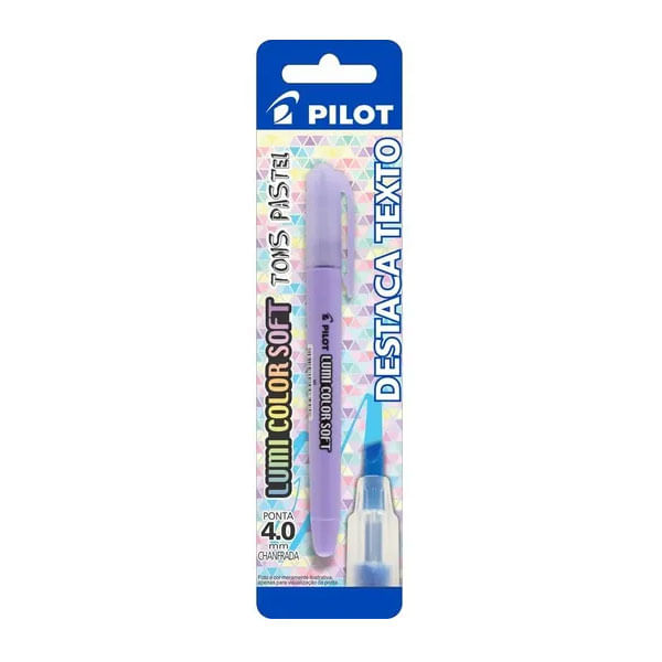Encontraproduto.com.br - Marca Texto Lumicolor Soft Violeta - Pilot