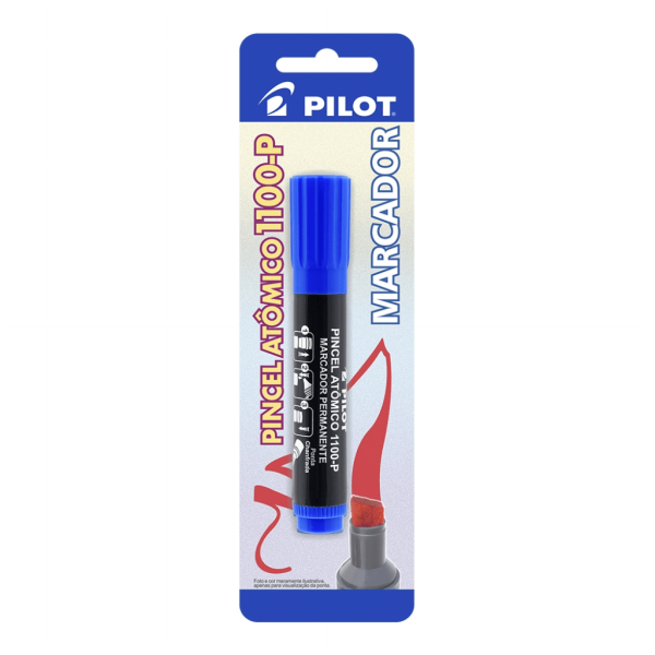 Encontraproduto.com.br - Pincel Atômico 1100p Azul Pilot