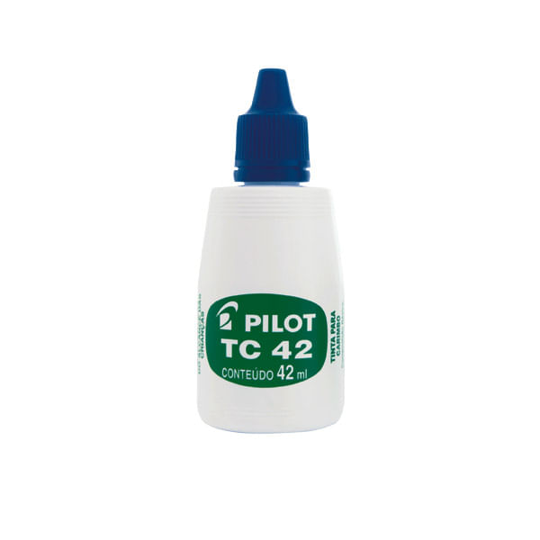 Encontraproduto.com.br - Tinta Tc42 Para Carimbo 42ml Pilot Azul