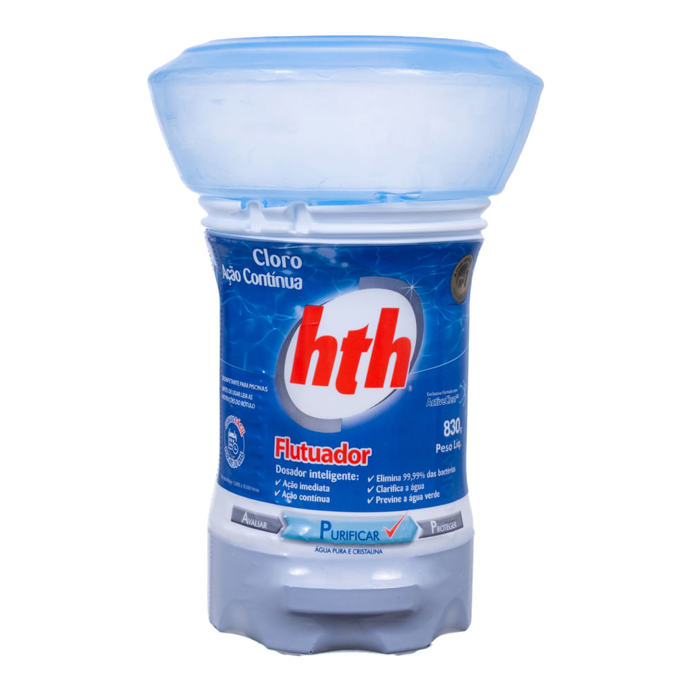 Encontraproduto.com.br - Flutuador De Cloro Para Piscina Advanced Hth 830g