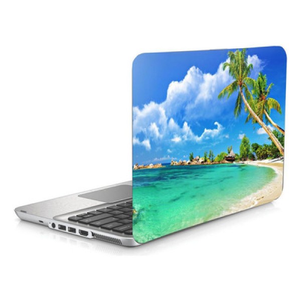 Skin Adesivo Protetor Notebook 15,6 Praia Paradisíaca D1