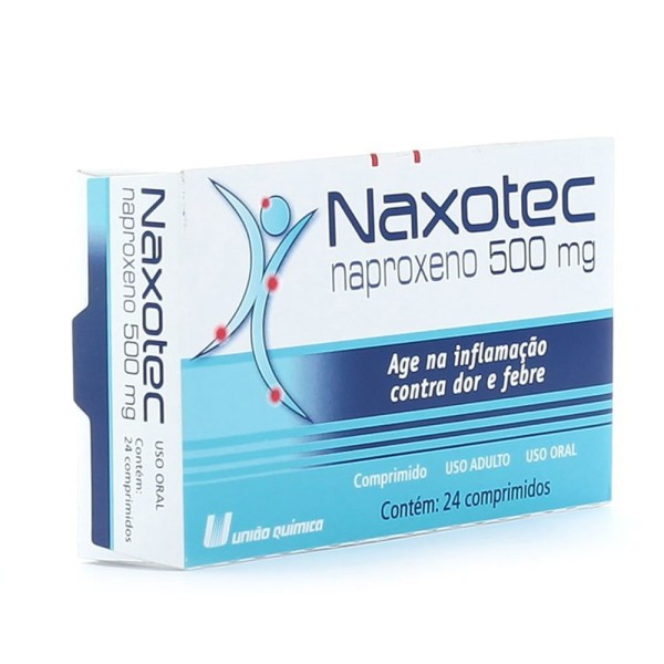 Encontraproduto.com.br - Naxotec 500mg com 24 Comprimidos - União Química