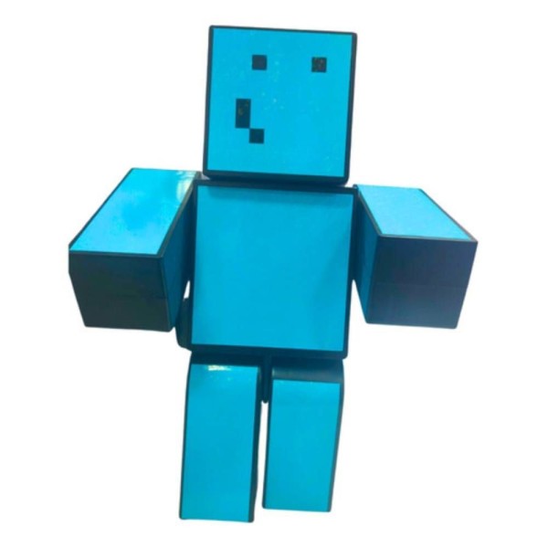 Encontraproduto.com.br - Boneco Minecraft Problems 25 Cm Algazarra 3.03.1220