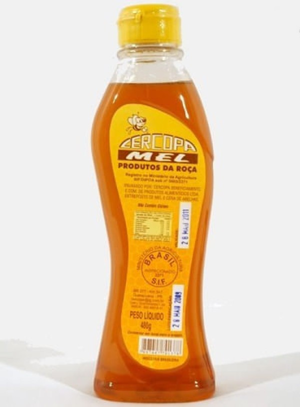 Mel De Abelhas Beneficiado Cercopa Embalagem 480G