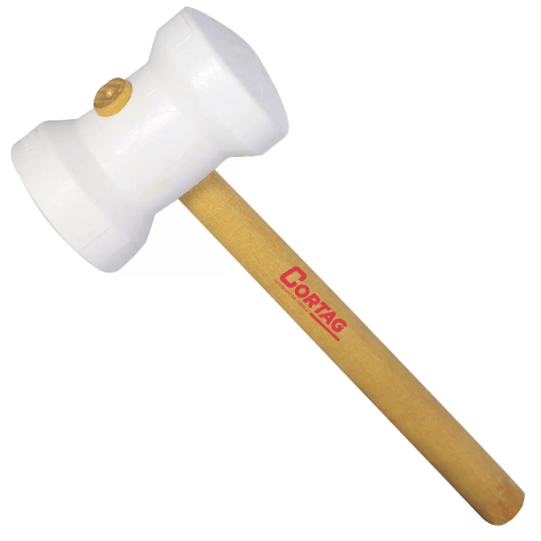 Encontraproduto.com.br - Martelo Borracha 60mm Branco Cortag