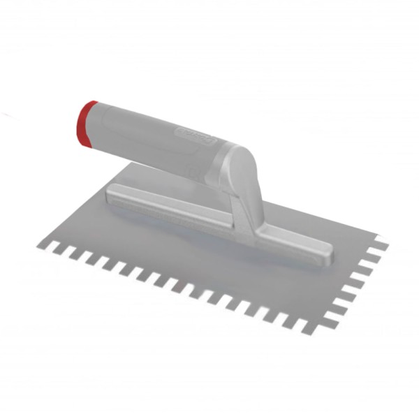Encontraproduto.com.br - Desempenadeira de Aço Zincada com cabo de Plastico 8x8 - 62169 - Cortag