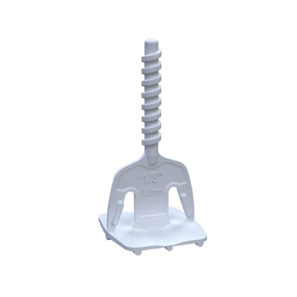 Encontraproduto.com.br - Espaçador Easy Spin Nivelador de Piso 3mm com 100 Unidades Cortag