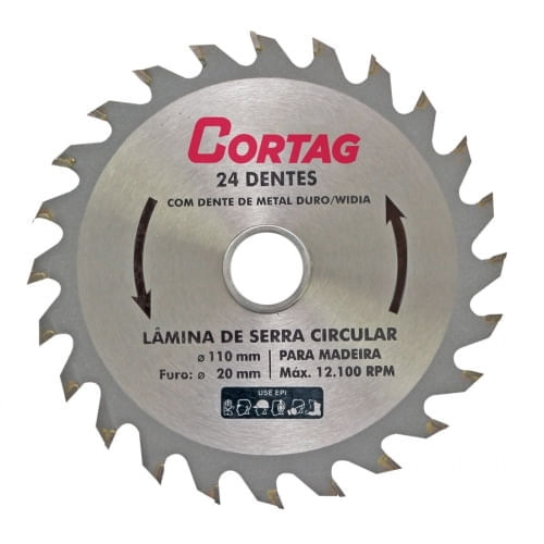 Encontraproduto.com.br - Disco de Serra Circular de Madeira 4.3/8