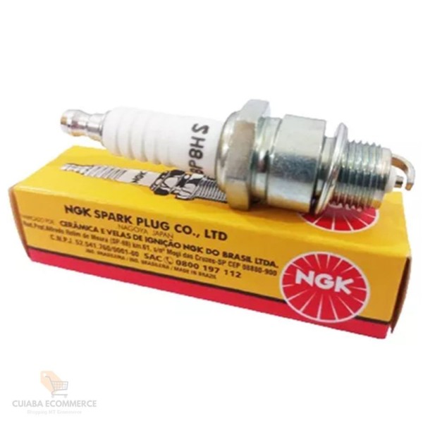Encontraproduto.com.br - 1 Vela De Ignição Bp8Hs Motor Mercury E Yamaha