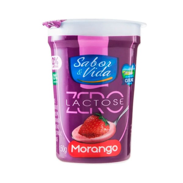 Encontraproduto.com.br - Iogurte Sabor & Vida Zero Lactose Morango 150g