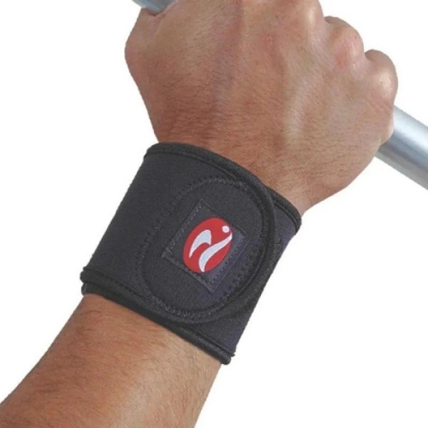 Encontraproduto.com.br - Munhequeira Realtex Neoprene Ajustável Preto Un