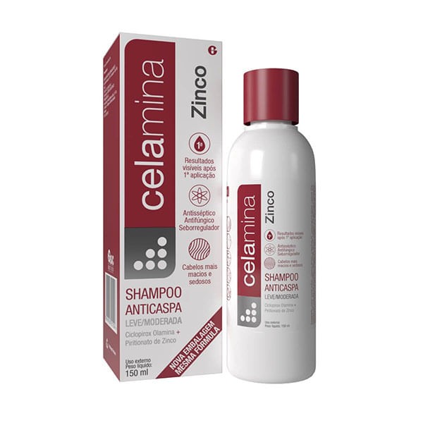 Encontraproduto.com.br - Shampoo Glenmark Celamina Zinco Anticaspa 150ml