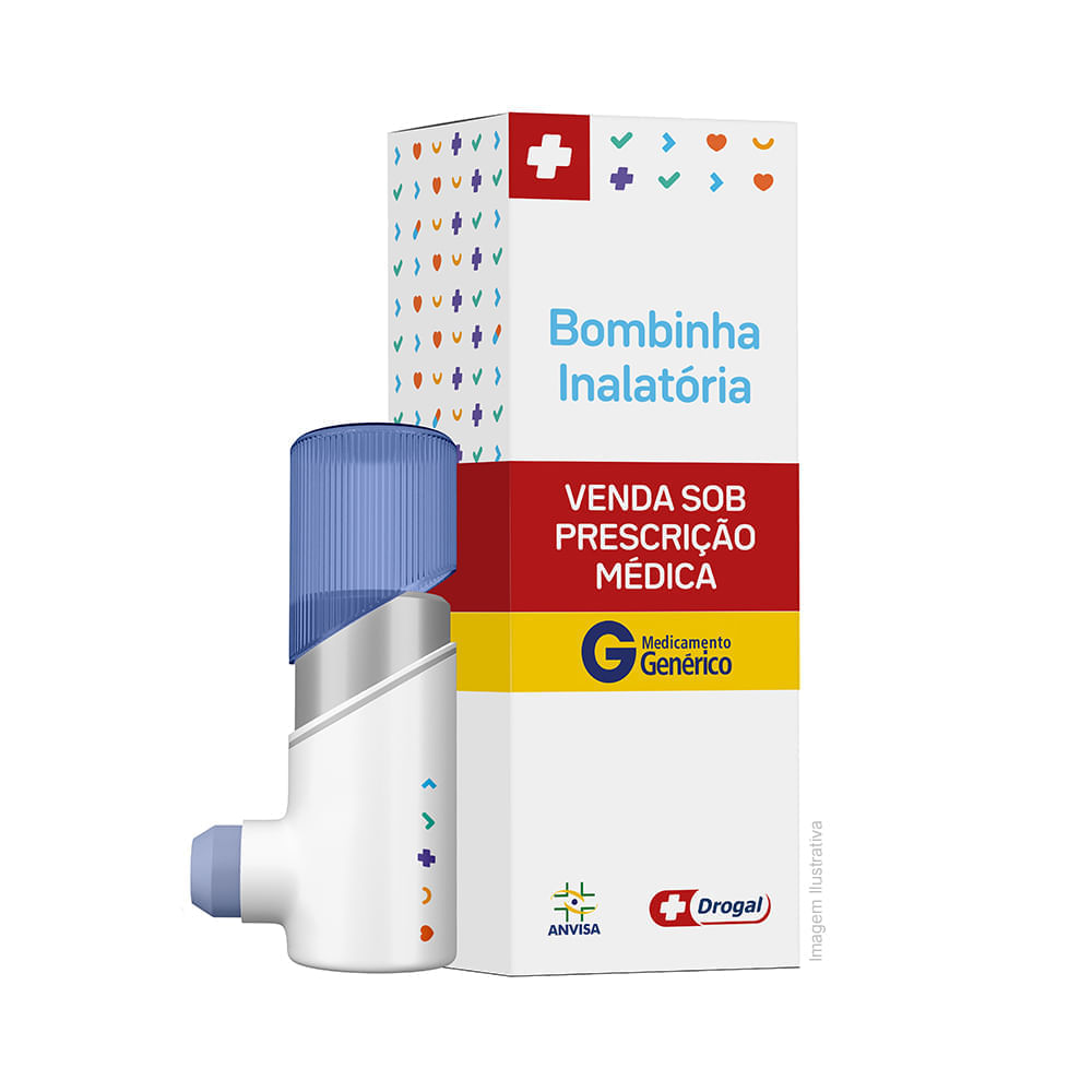 Xinafoato De Salmeterol 25mcg + Propionato De Fluticasona 125mcg 120  Doses Glenmark Generico
