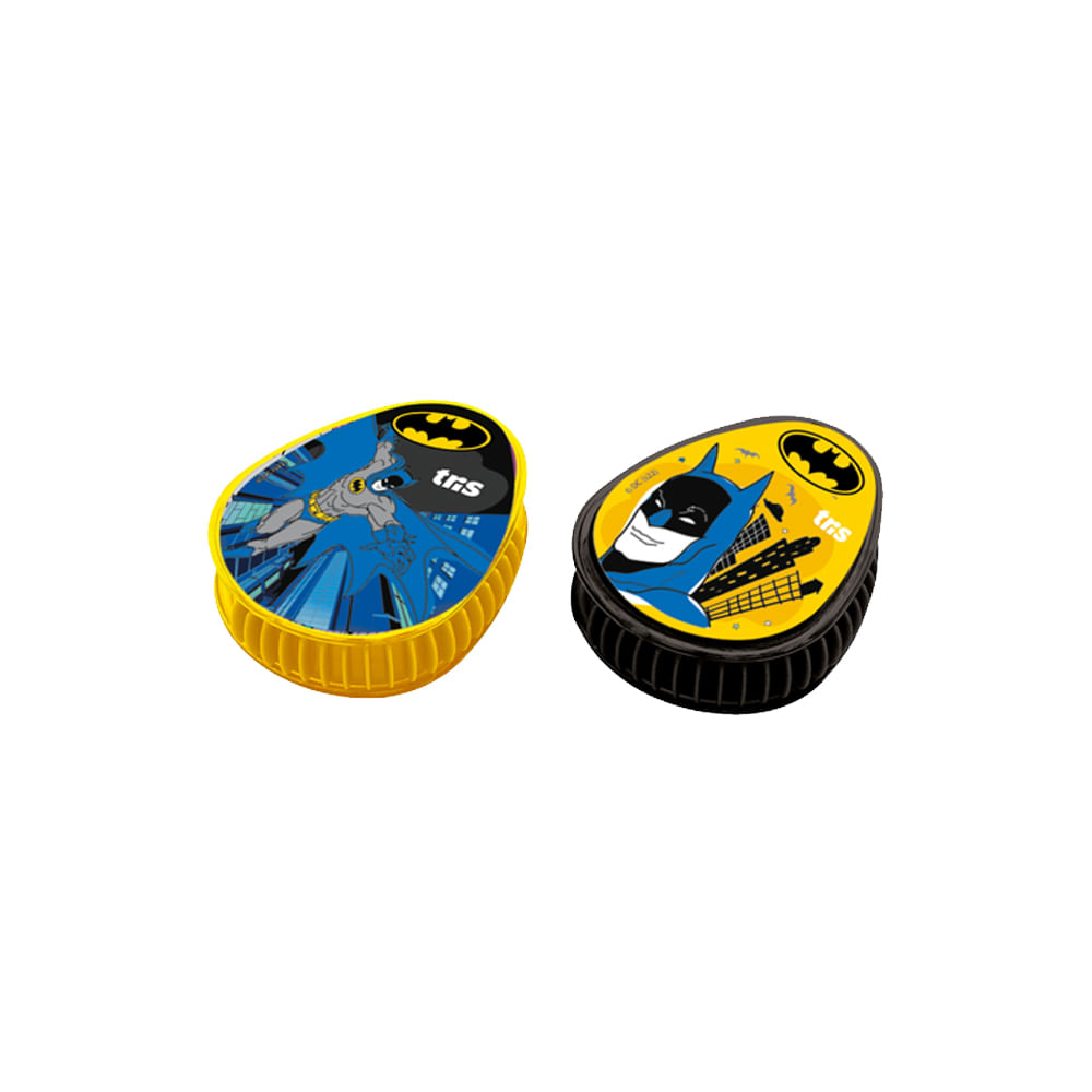Encontraproduto.com.br - KIT APONTADOR COM DEPOSITO + BORRACHA - BATMAN - TRIS