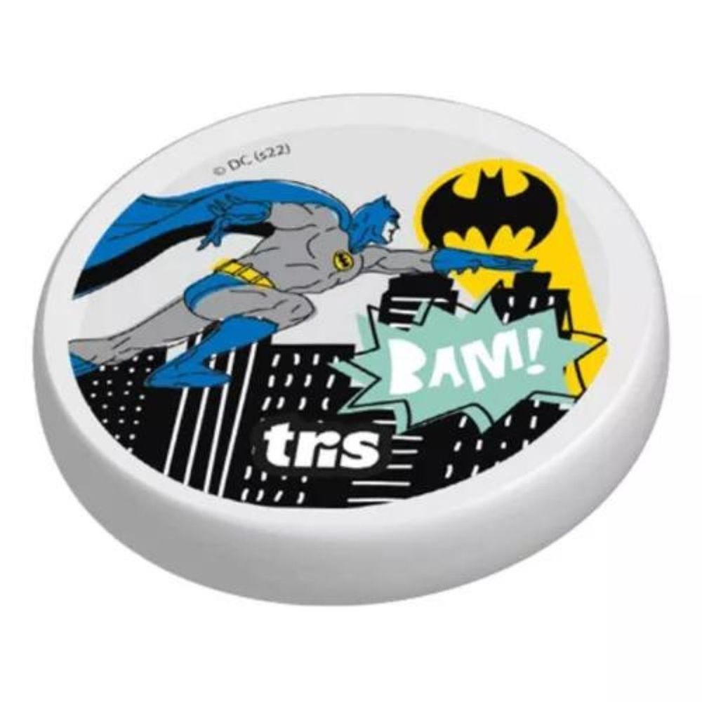 Encontraproduto.com.br - KIT APONTADOR COM DEPOSITO + BORRACHA - BATMAN - TRIS