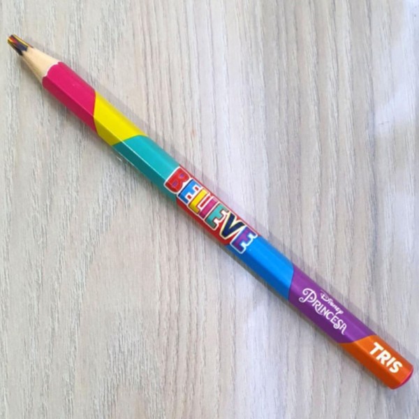 Encontraproduto.com.br - LÁPIS DE COR RAINBOW PRINCESAS DISNEY - MULTICOLORIDO - TRIS