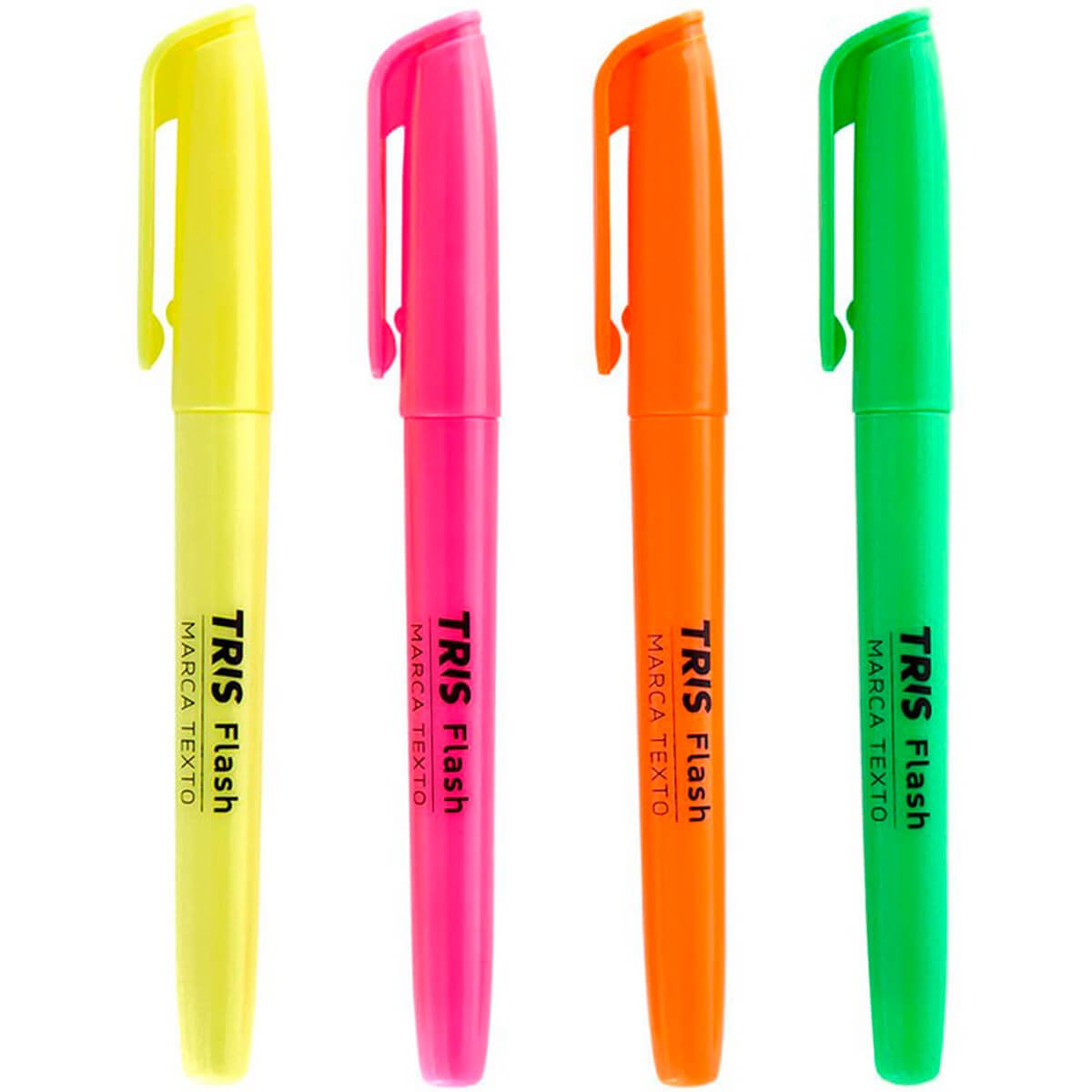 Encontraproduto.com.br - Marca Texto Tris Flash Holic Pop Neon - 4un